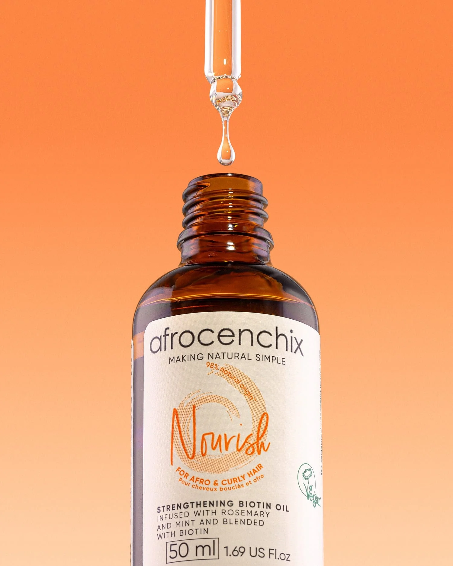 Strengthening Biotin Oil with Rosemary, Mint & Coconut - Nourish Your Hair - Image 3
