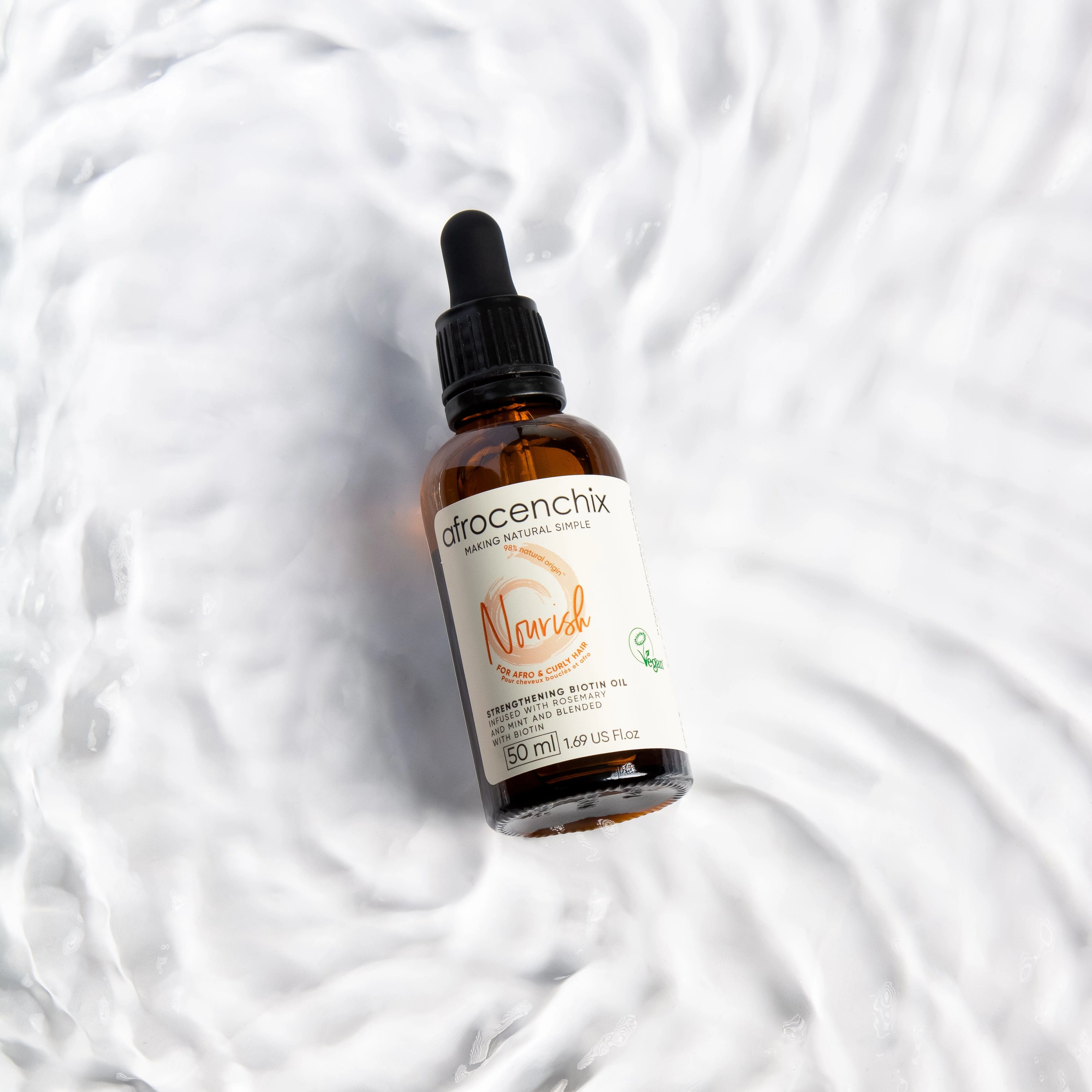 Nourish- Strengthening Biotin Oil with Rosemary, Mint & Coconut Oil - Image 4